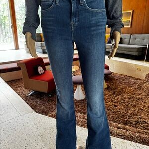 Good American Dark Blue Good Flare Jeans